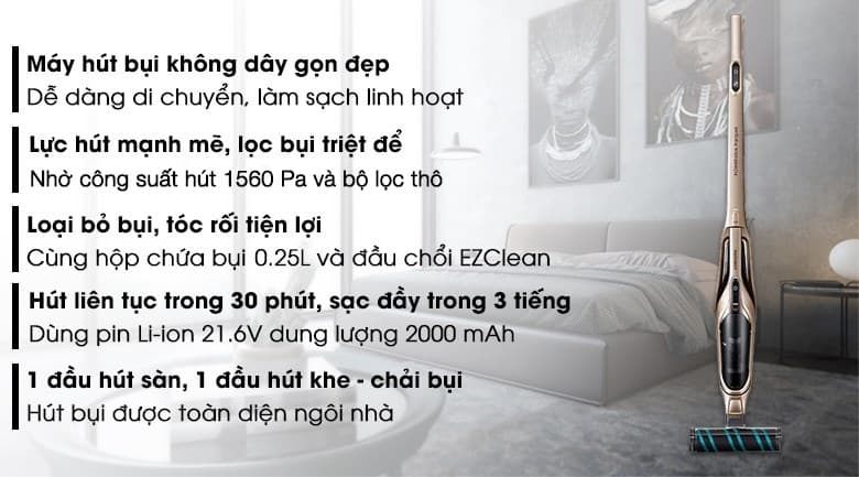Ảnh Máy hút bụi không dây Samsung VS03R6523J1/SV