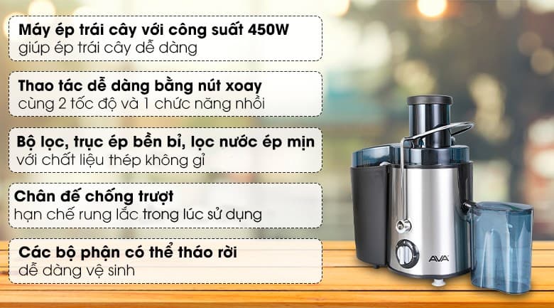Ảnh Máy ép trái cây AVA AJ02