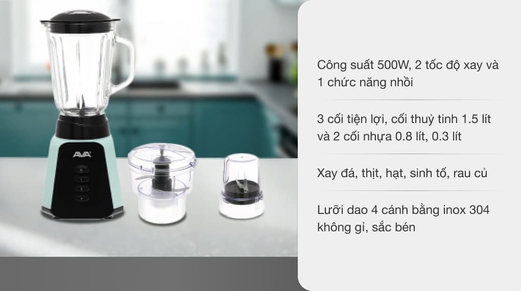 Ảnh Máy xay sinh tố đa năng AVA BL458