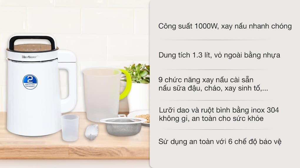 Ảnh Máy làm sữa đậu nành BlueStone SMB-7329