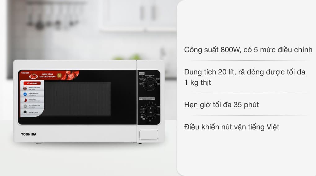 Ảnh Lò vi sóng Toshiba ER-SM20(W1)VN 20 lít