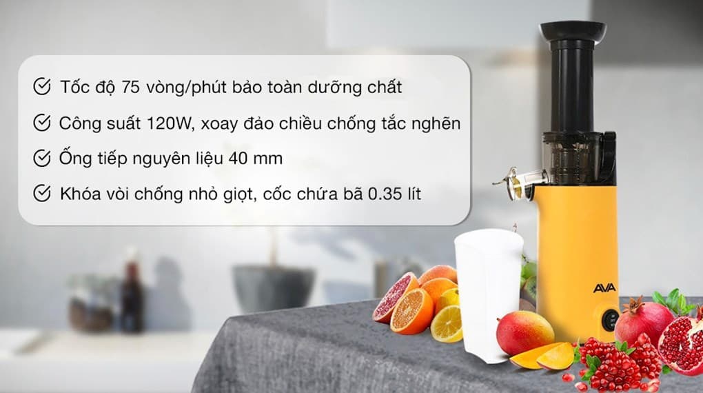 Ảnh Máy ép chậm AVA JR-319