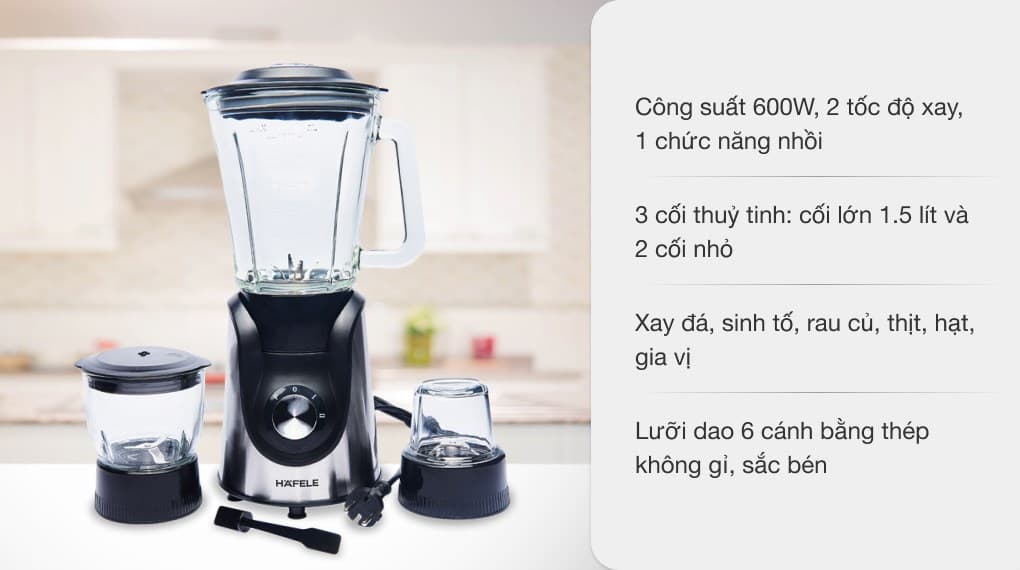 Ảnh Máy xay sinh tố đa năng Hafele HSB-0621FS (535.43.277)