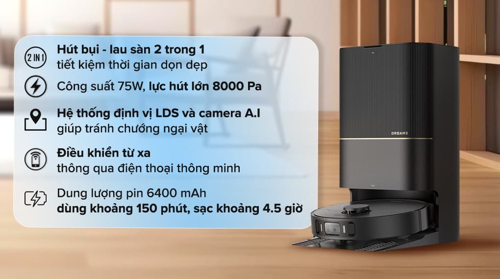 Ảnh Robot hút bụi lau nhà Dreame X30 Ultra