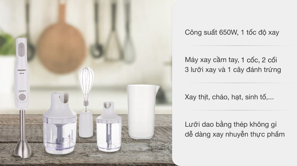 Ảnh Máy xay cầm tay Philips HR2537