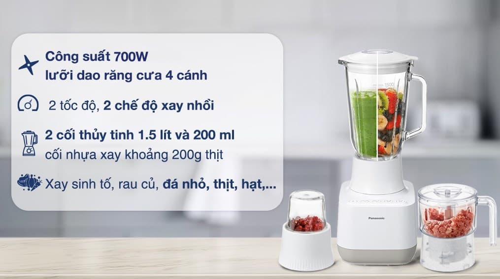 Ảnh Máy xay sinh tố đa năng Panasonic MX-MG53C1CRA