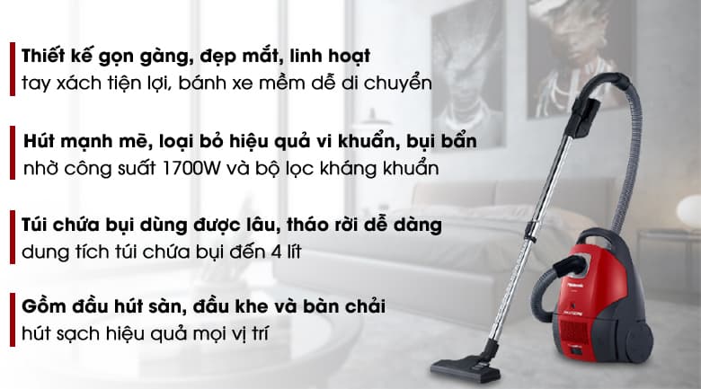 Ảnh Máy hút bụi dạng hộp Panasonic MC-CG525RN49