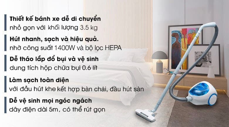 Ảnh Máy hút bụi dạng hộp Panasonic MC-CL305BN46