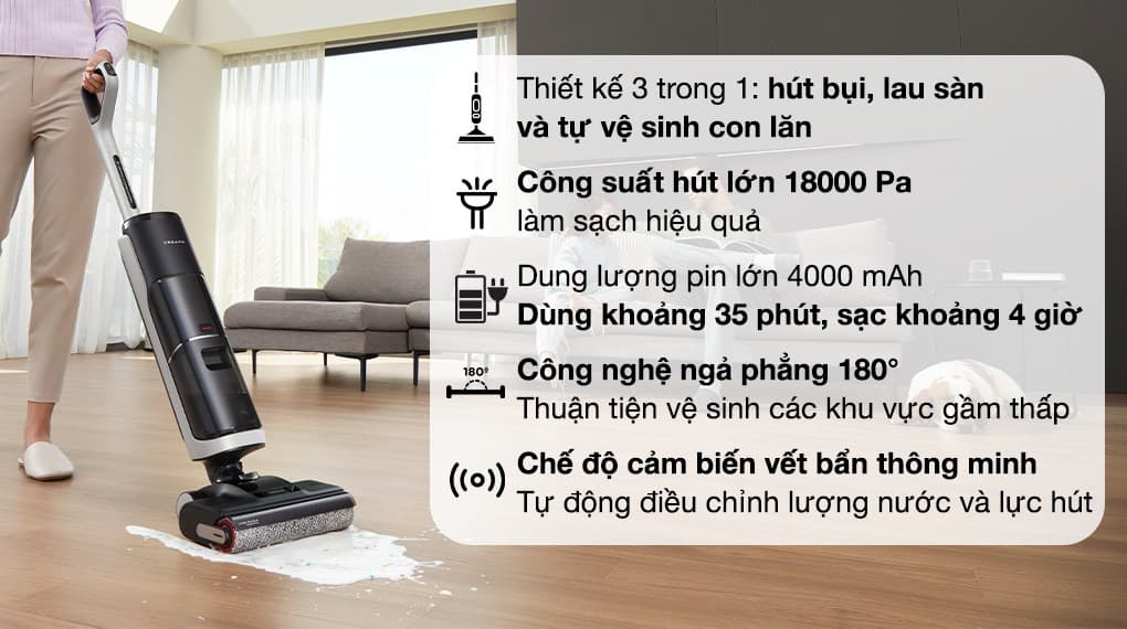 Ảnh Máy hút bụi lau nhà Dreame H14