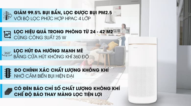 Ảnh Máy lọc không khí Gree GCF350ASNA 25W