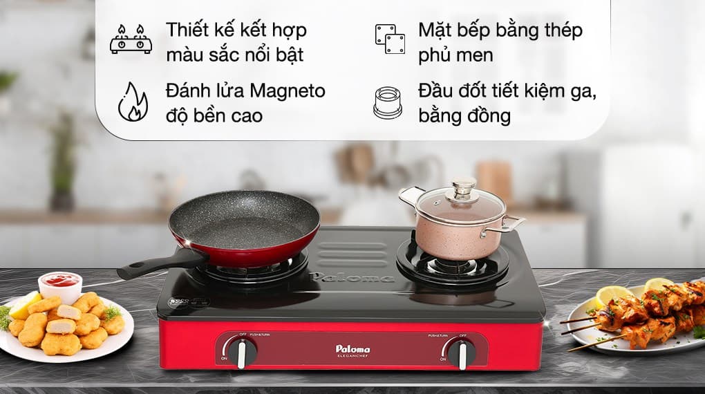 Ảnh Bếp ga đôi Paloma PA-V72 ER