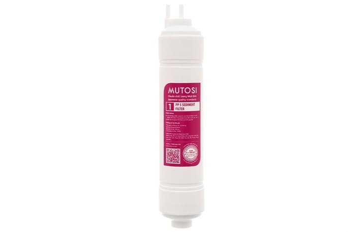 Ảnh Lõi lọc thô Mutosi số 1 PP 5 micron 10 inch thay nhanh