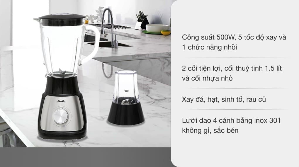 Ảnh Máy xay sinh tố đa năng AVA BL1055-CB