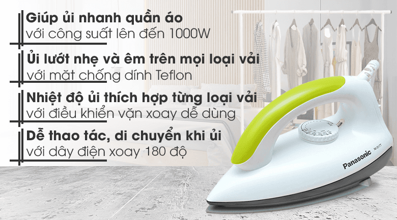 Ảnh Bàn ủi khô Panasonic PABU-NI-317TXRA 1000W