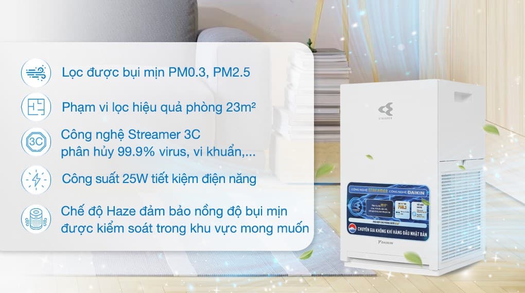 Ảnh Máy lọc không khí Daikin MC30YVM7 25W