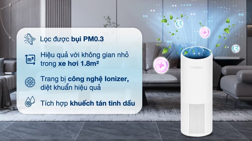 Ảnh Máy lọc không khí Cuckoo CAC-AG0110FW/WHCKV 5W
