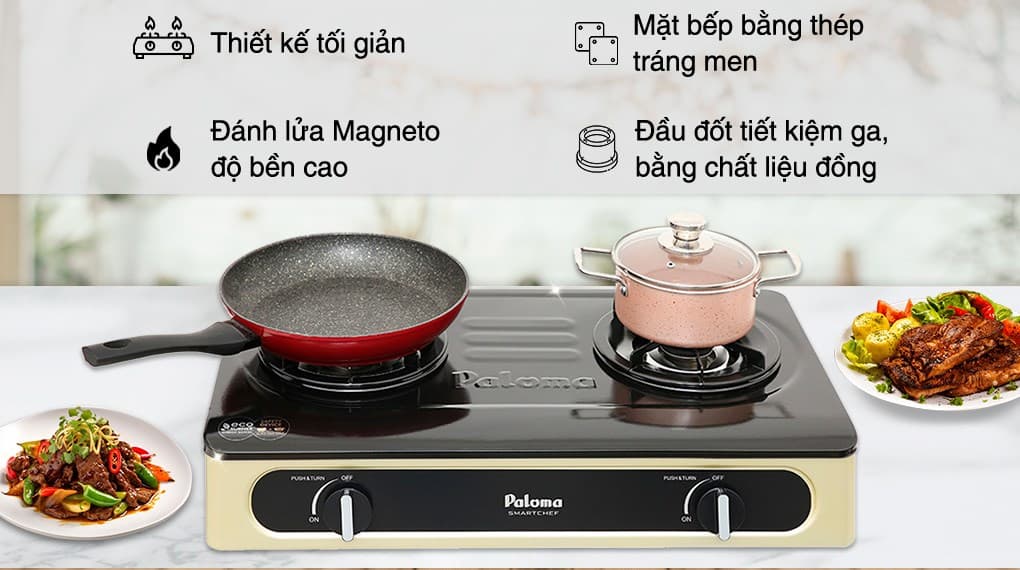 Ảnh Bếp ga đôi Paloma PA-V71EG