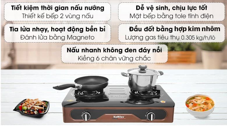 Ảnh Bếp ga đôi Namilux NH-D3036APF