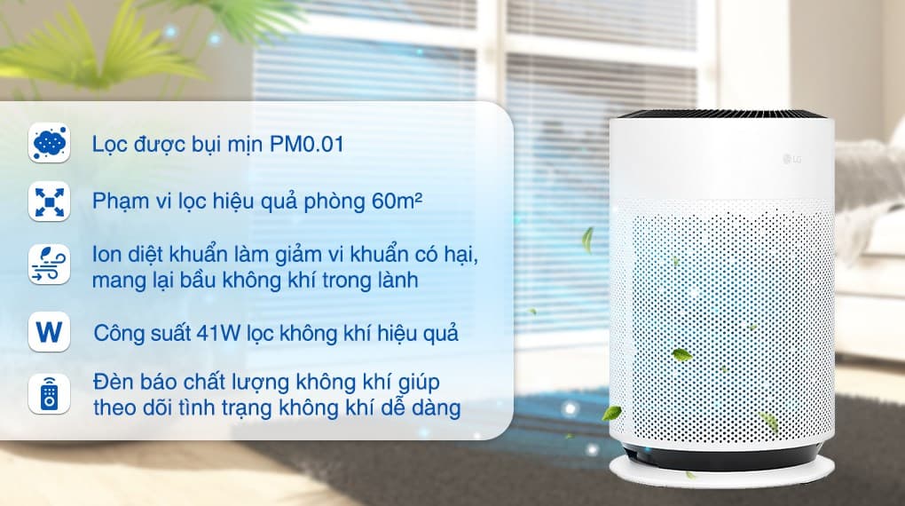 Ảnh Máy lọc không khí LG PuriCare 360 Hit AS60GHWG0 41W