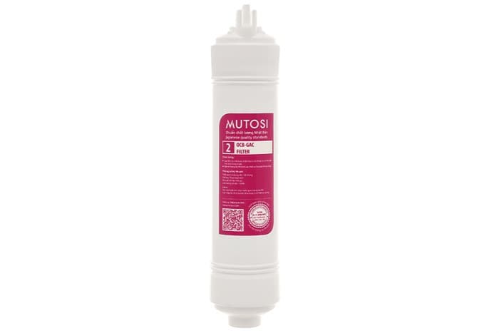 Ảnh Lõi lọc thô Mutosi số 2 OCB-GAC 10 inch thay nhanh