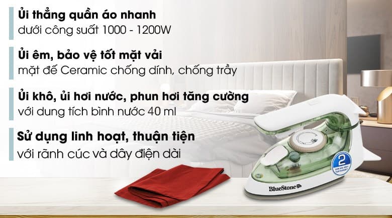 Ảnh Bàn ủi hơi nước BlueStone SIB-3819 1200W