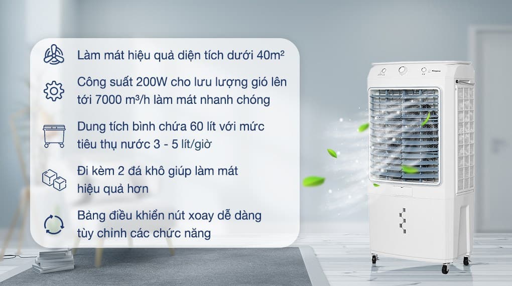 Ảnh Quạt điều hòa Kangaroo KG50F88 200W