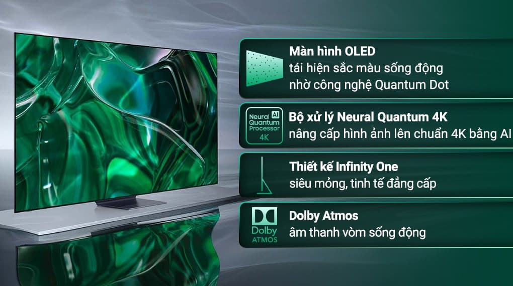 Ảnh Smart Tivi OLED Samsung 4K 65 inch QA65S95CA