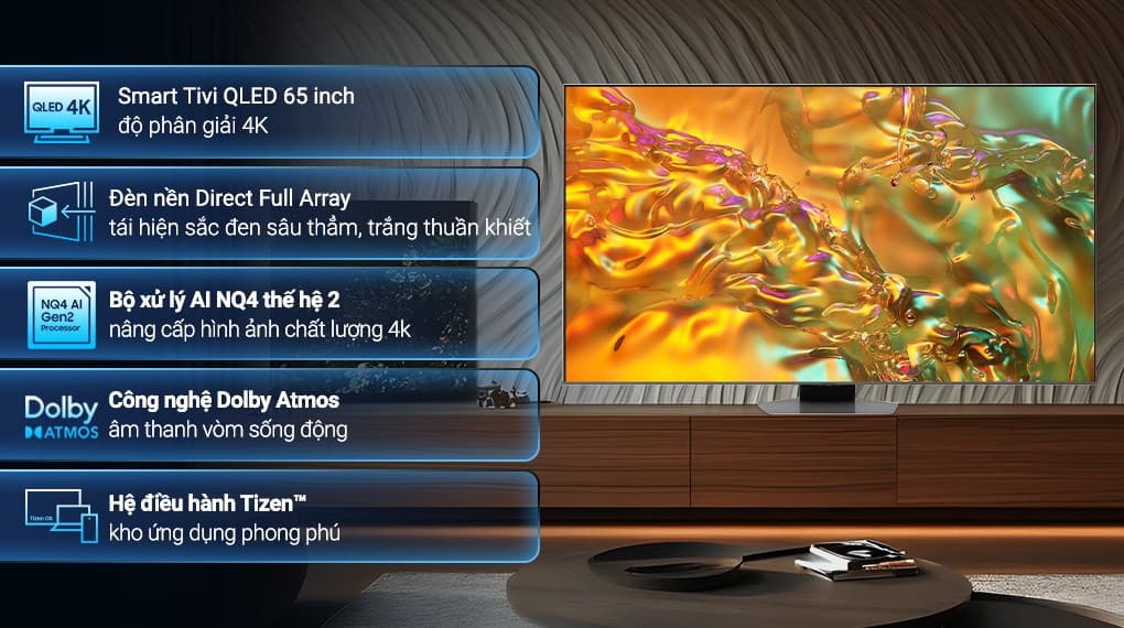 Ảnh Smart Tivi QLED Samsung 4K 65 inch QA65Q80D