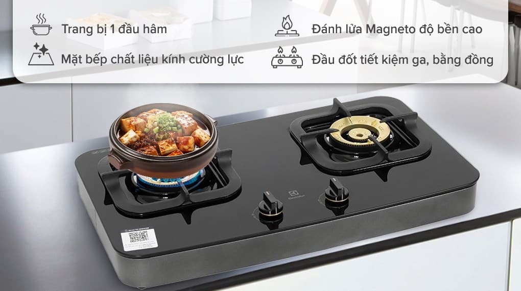 Ảnh Bếp ga đôi Electrolux ETG7266GKR
