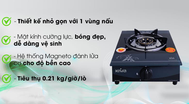 Ảnh Bếp ga đơn Kiwa KW-300G