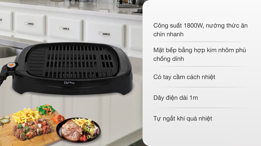 Ảnh Bếp nướng điện Delites BN02