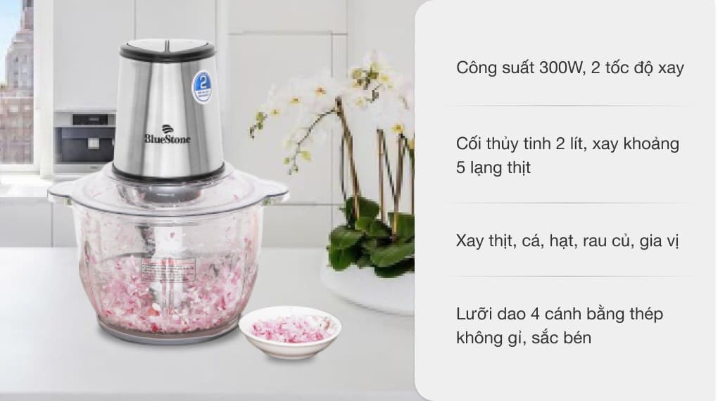 Ảnh Máy xay thịt đa năng BlueStone CHB-5149 300W 2 lít