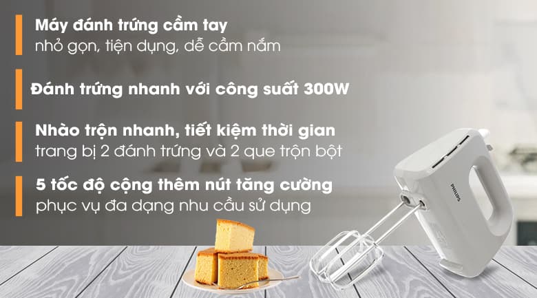 Ảnh Máy đánh trứng Philips HR3705/20