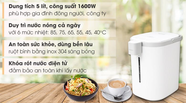 Ảnh Bình thủy điện Kangaroo KG5K1 5 lít