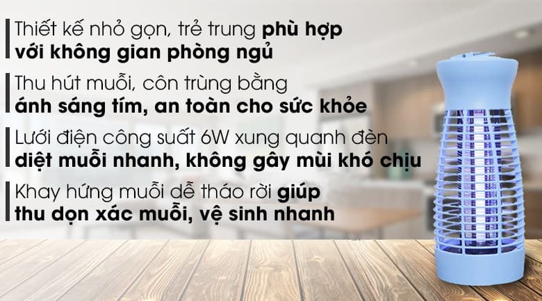Ảnh Đèn diệt côn trùng đa năng Comet CM069