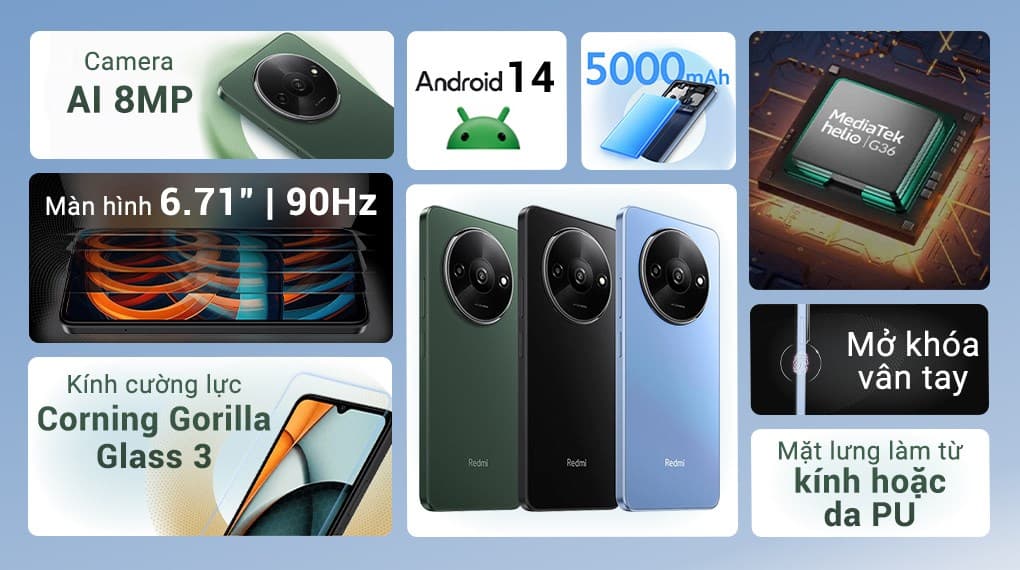 Ảnh Điện thoại Xiaomi Redmi A3 3GB/64GB