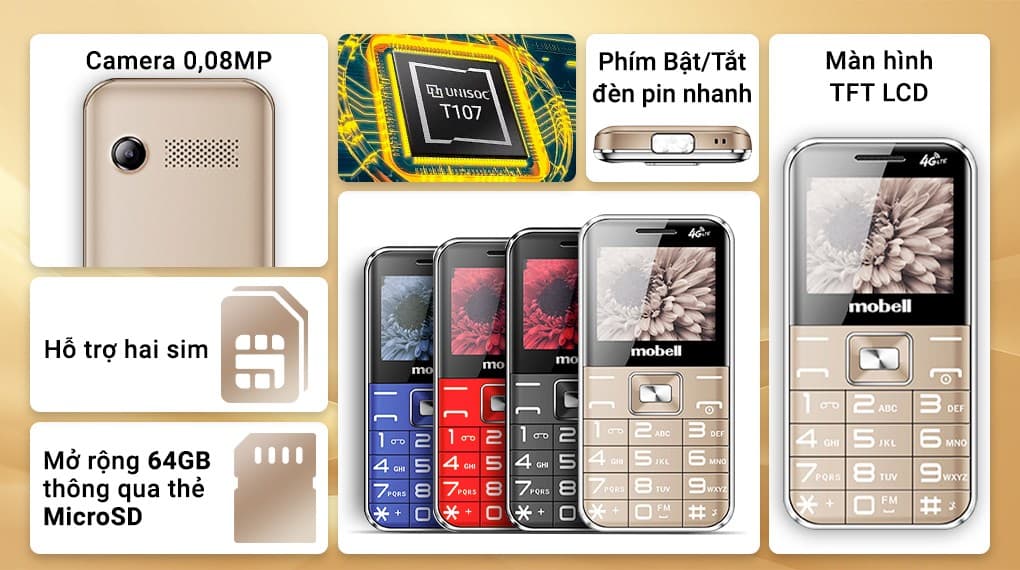 Ảnh Điện thoại Mobell F309 4G