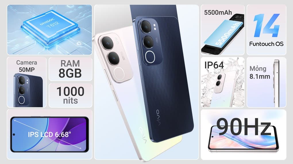 Ảnh Điện thoại vivo Y19s 8GB/128GB