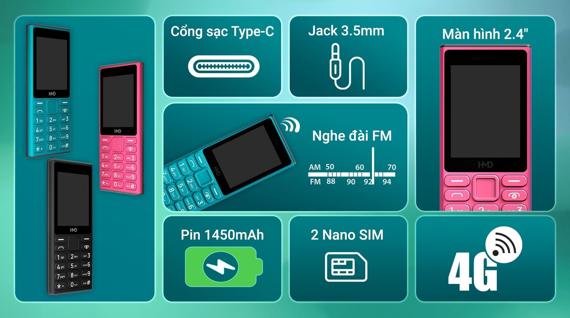 Ảnh Điện thoại Nokia HMD 105 4G