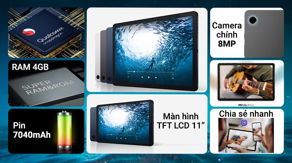 Ảnh Máy tính bảng Samsung Galaxy Tab A9+ WiFi 4GB/64GB