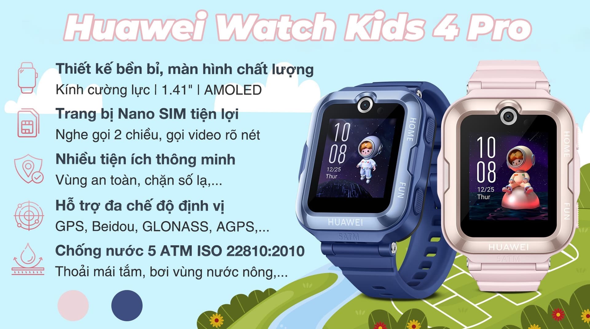 Ảnh Đồng hồ định vị trẻ em Huawei Watch Kids 4 Pro