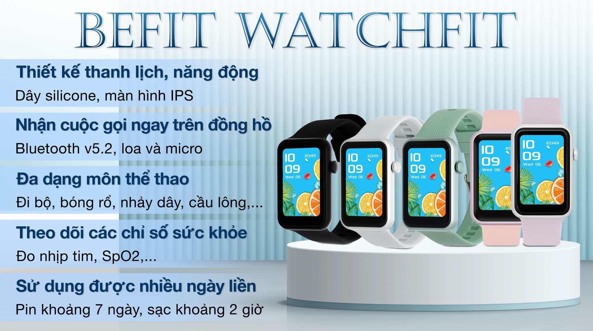 Ảnh Đồng hồ thông minh BeFit WatchFit 46.7mm