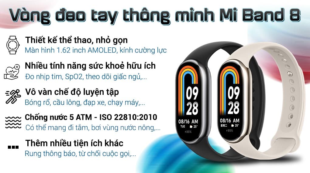 Ảnh Vòng đeo tay thông minh Mi Band 8