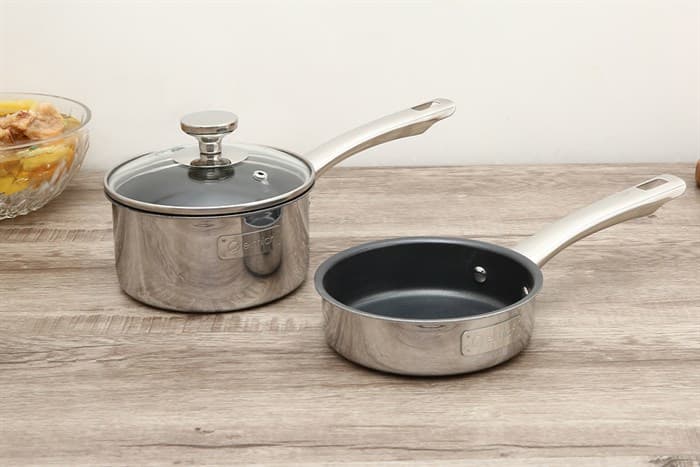 Ảnh Bộ chảo quánh inox 3 đáy 14 cm Elmich Trimax Baby EL-3794