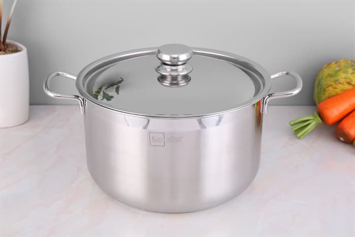 Ảnh Nồi inox 3 đáy nắp inox 28 cm Fivestar FSN28-SW