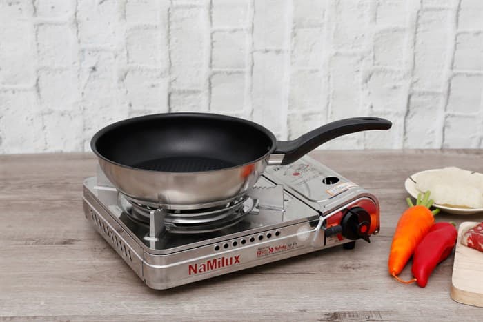 Ảnh Chảo inox chống dính đáy từ 22 cm Fivestar CKD22-3DI
