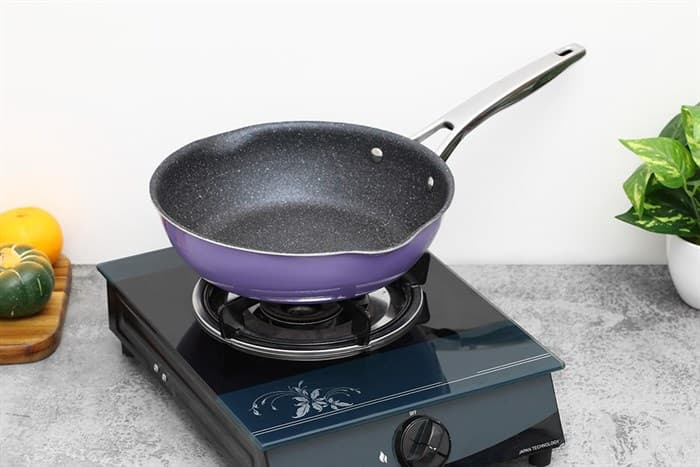 Ảnh Chảo inox sâu chống dính vân đá đáy từ 26 cm Elmich Hera EL-8187