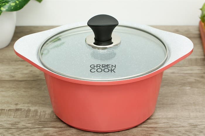 Ảnh Nồi Ceramic nắp kính 20 cm Green Cook GCS02-20IH