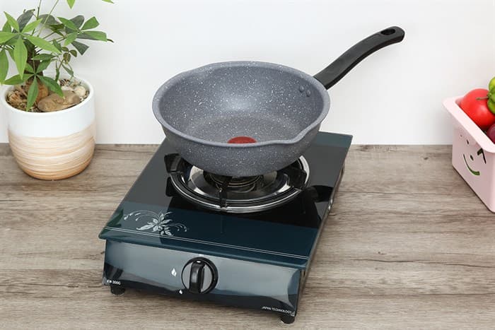 Ảnh Chảo nhôm sâu chống dính vân đá đáy từ 24 cm Tefal Cook Healthy G1348495