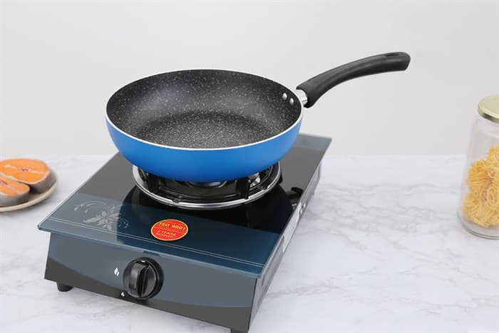 Ảnh Chảo nhôm chống dính vân đá đáy từ 26 cm Elmich Colosseum Y1 EL-3720 Xanh dương